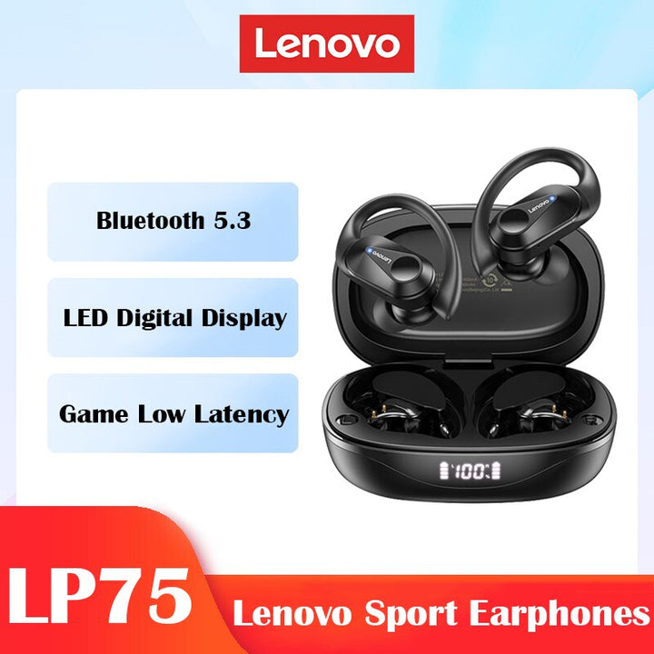 Lenovo LP75 Bluetooth 5.3 Earphones Support Sport and Fitness
