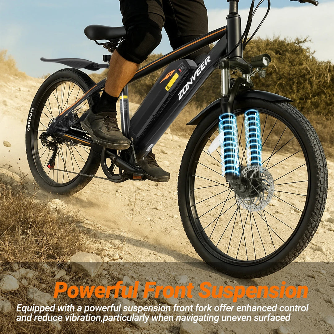 M26 ThunderGlide Pro 1000 – Ultimate City Power E-Bike - 1000W Peak Motor 360WH Lithium Battery