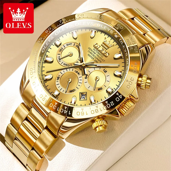 OLEVS 6638 Prestige Mechanical Automatic – Men’s Luxury Timepiece