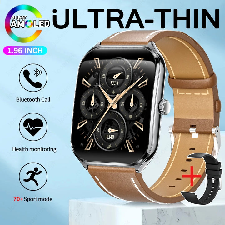 AURAS™ UltraThin Pro 2025 AMOLED Smartwatch