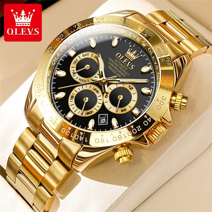 OLEVS 6638 Prestige Mechanical Automatic – Men’s Luxury Timepiece