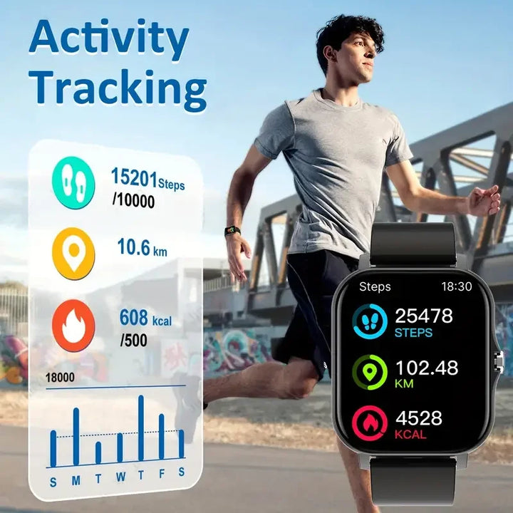 KESHUYOU AuraFit™ – Advanced Wellness & Communication Smartwatch