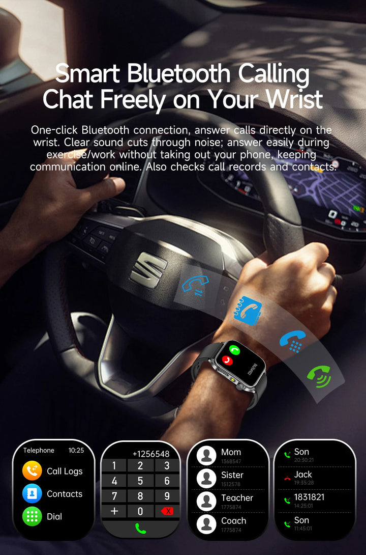 VitalScan Blood Glucose Pro® – Best 2026 Laser Health Monitoring Smart Watch - With Japan Laser Treatment Therapy Preventing the Three high Health Risks