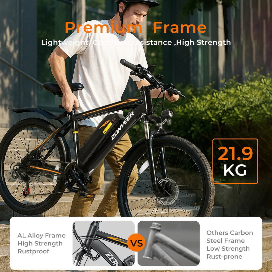 M26 ThunderGlide Pro 1000 – Ultimate City Power E-Bike - 1000W Peak Motor 360WH Lithium Battery
