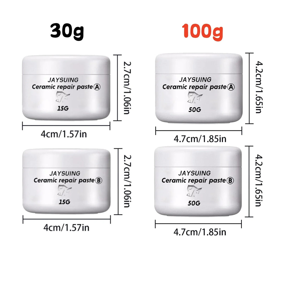 PorcelainFix Pro™ Ceramic & Tile Repair Kit – White Crack & Chip Repair Paste (2pcs/set)