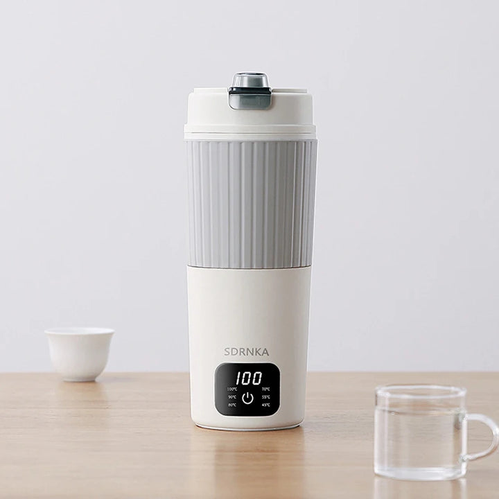 650ml Portable Electric Kettle Travel Boil Water Cup Thermo Pot Smart Teapot Temperature Adjustment Kettle With LED Display