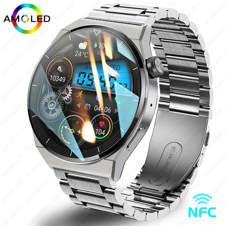 GT3 Pro Smart Watch -- Men NFC Waterproof Sport Fitness Tracker