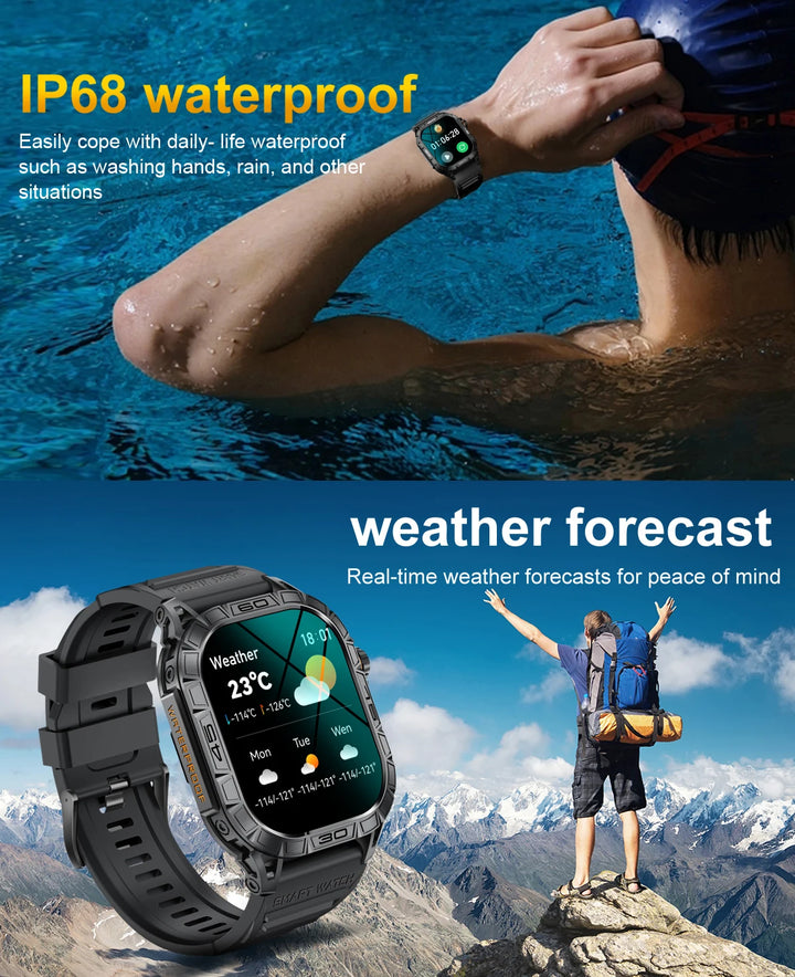 EIGIIS K63 Active®– Smartwatch with IP68 Waterproof