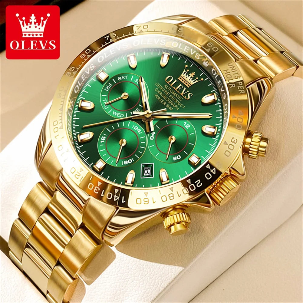 OLEVS 6638 Prestige Mechanical Automatic – Men’s Luxury Timepiece