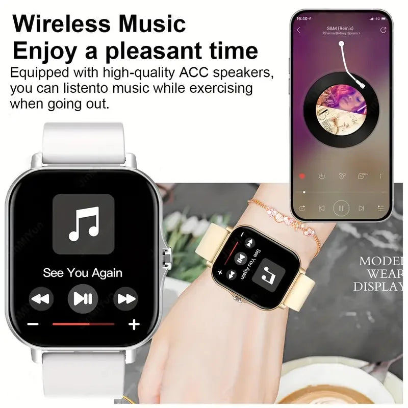 KESHUYOU AuraFit™ – Advanced Wellness & Communication Smartwatch