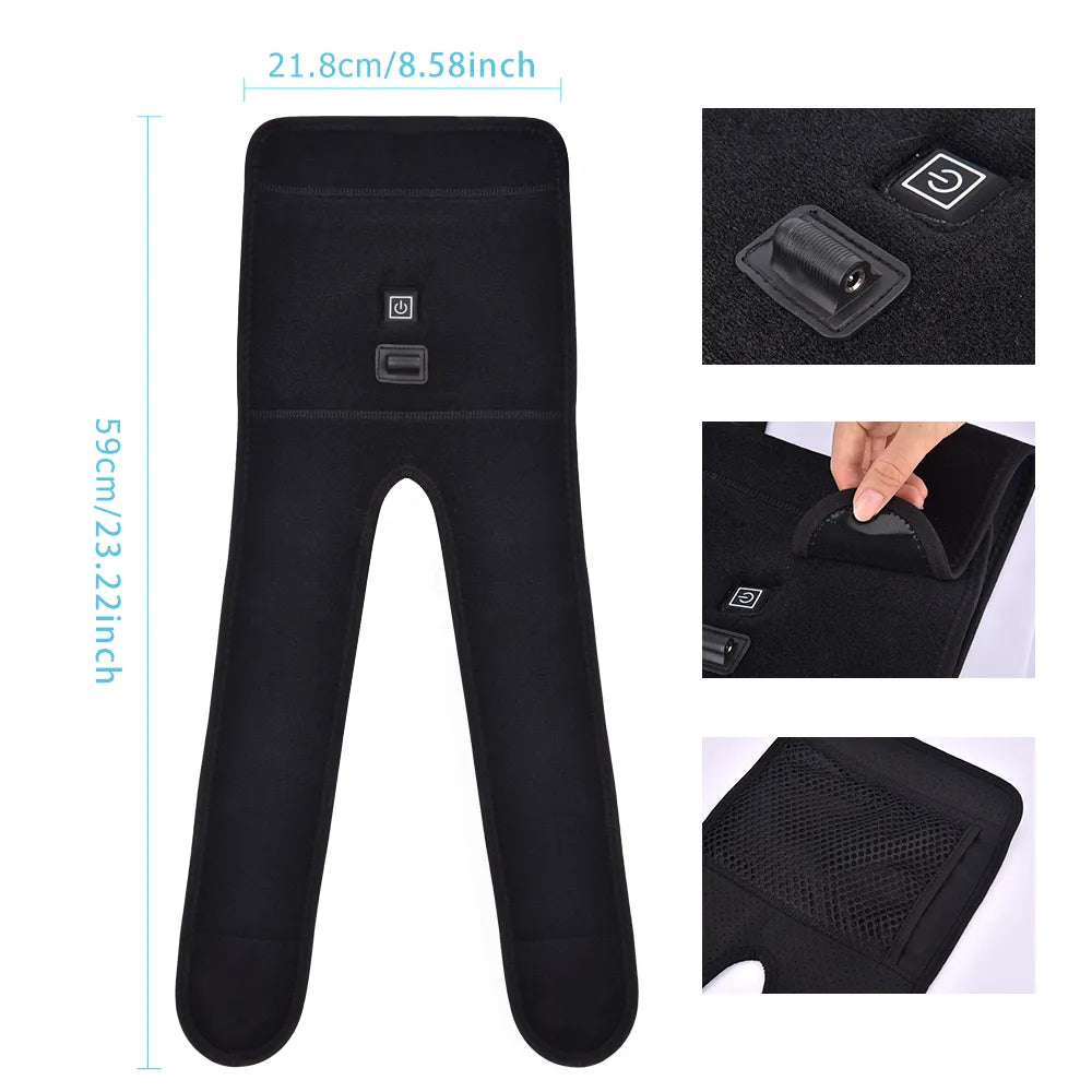 Electric Heating Pads for Arthritis Knee Pain Relief Infrared Heated Therapy Recovery Elbow Knee Pad Brace Health Care