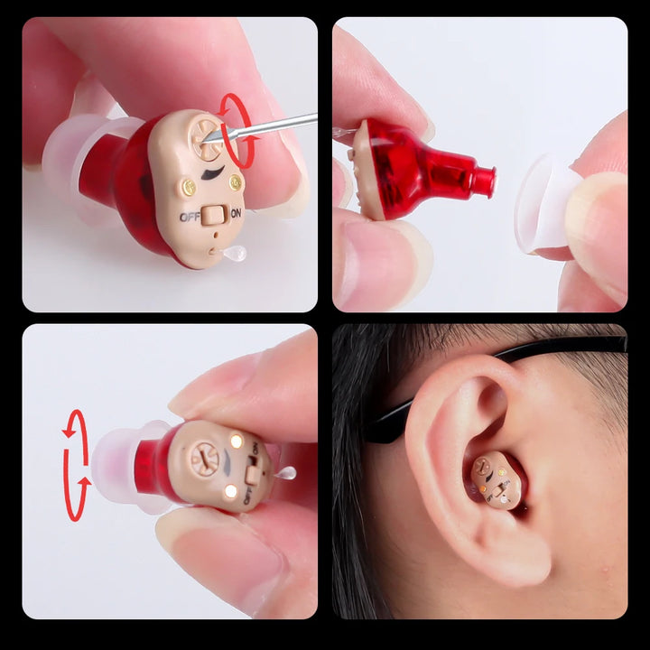 HearClear™ MiniPro – Invisible Rechargeable Hearing Aid for Seniors