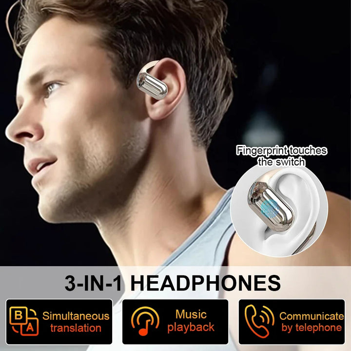 PolyLingo™ 3-in-1 AI Translator Earbuds