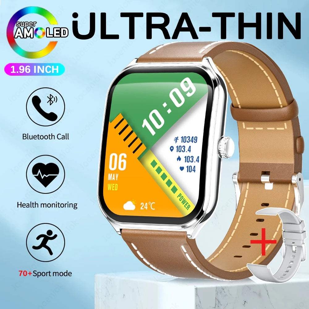 AURAS™ UltraThin Pro 2025 AMOLED Smartwatch