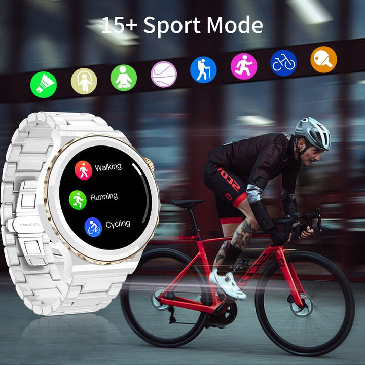 Lady E23 White Luxury Smart Watch