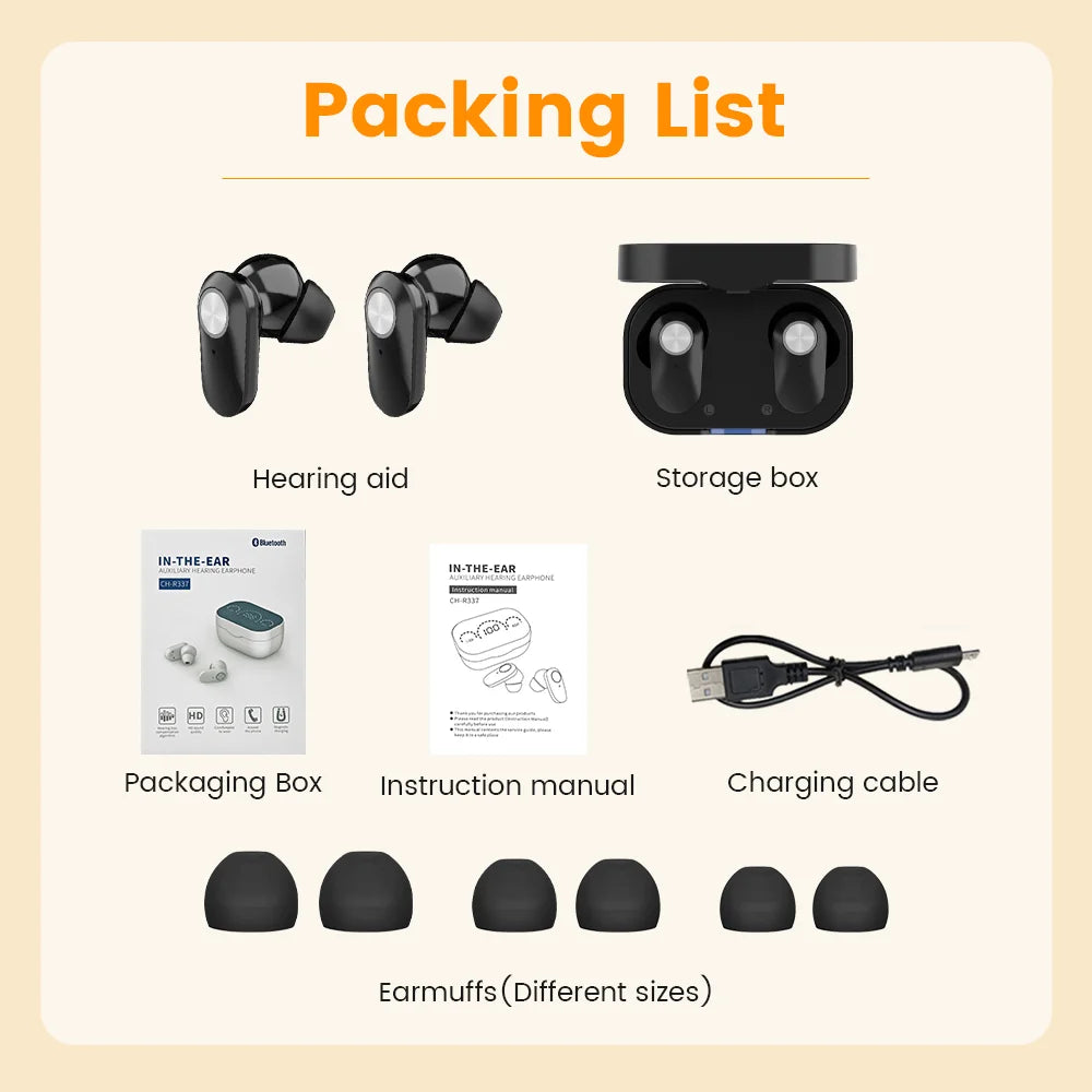 HearClear™ MiniPro – Invisible Rechargeable Hearing Aid for Seniors
