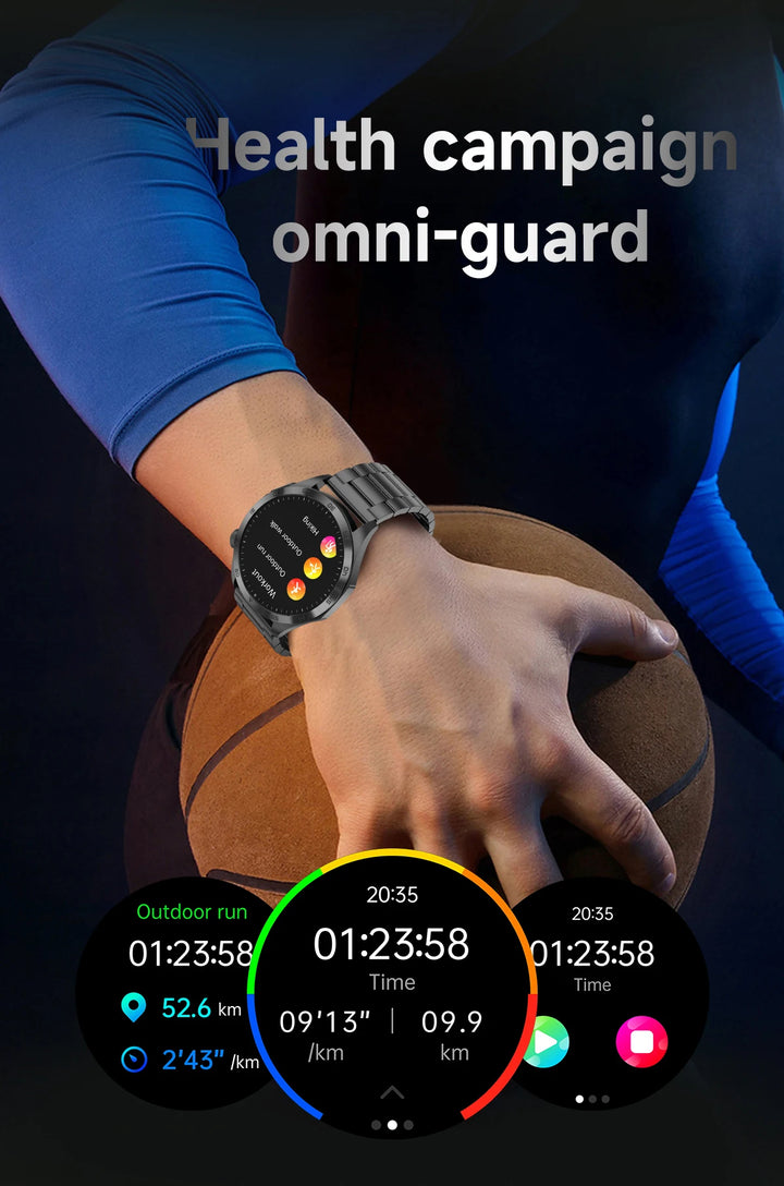 Ultra AI health watch gen 4- 1.43 inch Amoled HD Large Screen ECG Measurement Health Monitor BT Call Sport Fitness Tracker Smartwatch