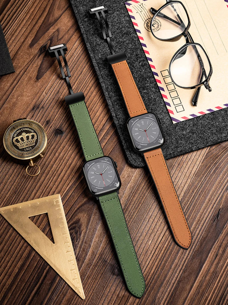 Prestige Leather Bracelet for Apple Watch Ultra & Series®