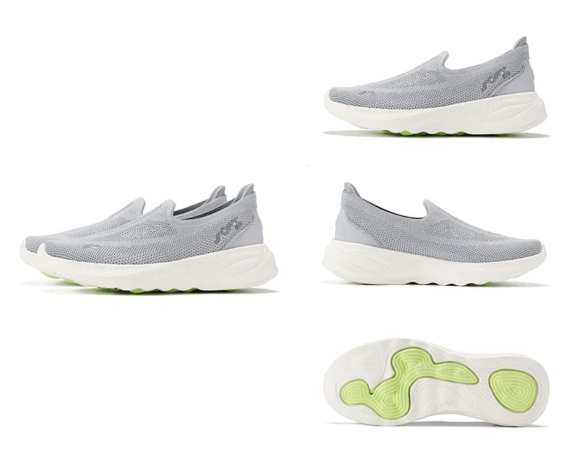 Li-Ning Women’s Soft Go 2 Knit Slip-On Walking Shoes – Ultra Lightweight, Super Comfy Breathable Cushioned Sneakers