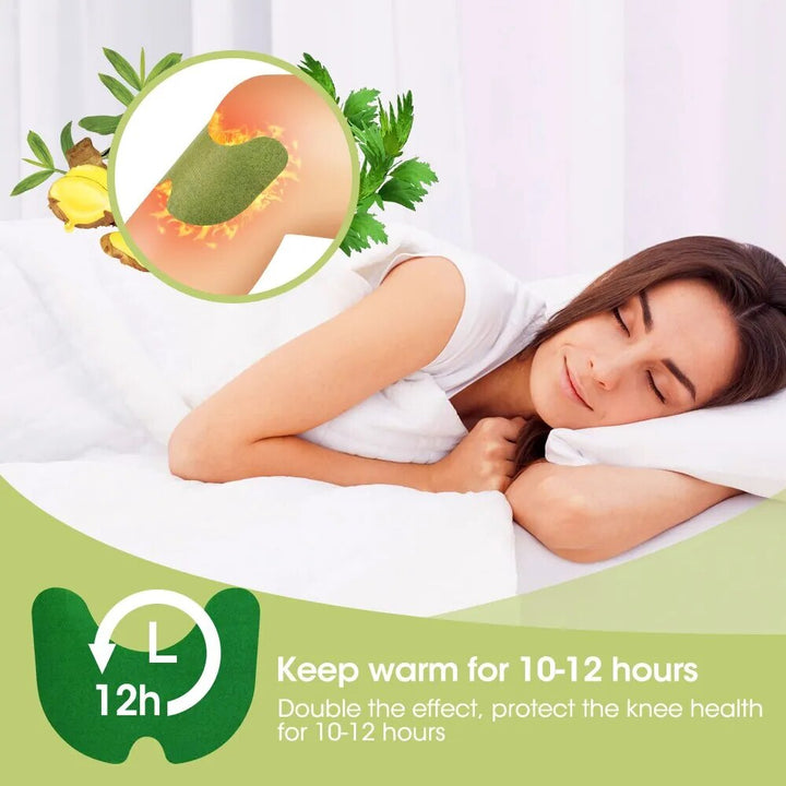 Knee Pain Relief Patches Wormwood Sticker Neck Waist Joint Ache Pads Wormwood Knee Patches for Back Neck Relief Muscle Soreness