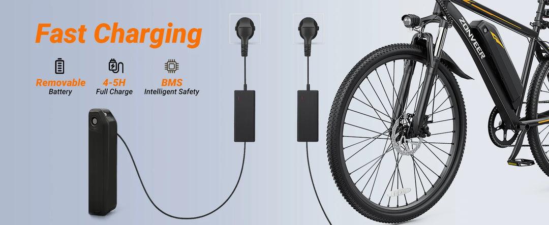 M26 ThunderGlide Pro 1000 – Ultimate City Power E-Bike - 1000W Peak Motor 360WH Lithium Battery