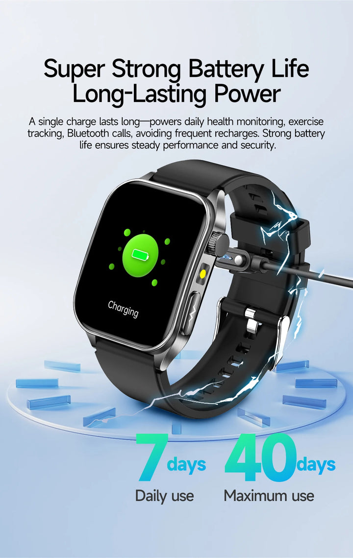 VitalScan Blood Glucose Pro® – Best 2026 Laser Health Monitoring Smart Watch - With Japan Laser Treatment Therapy Preventing the Three high Health Risks