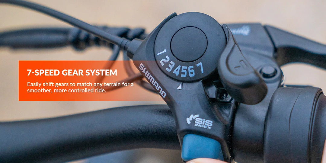 5TH WHEEL AB17 Electric Bike, 700W Peak Motor, 23 Mph Max Speed, Color LCD Display, Front Suspension (Gray)