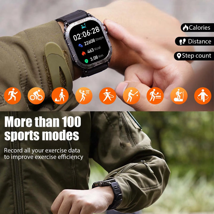 EIGIIS K63 Active®– Smartwatch with IP68 Waterproof