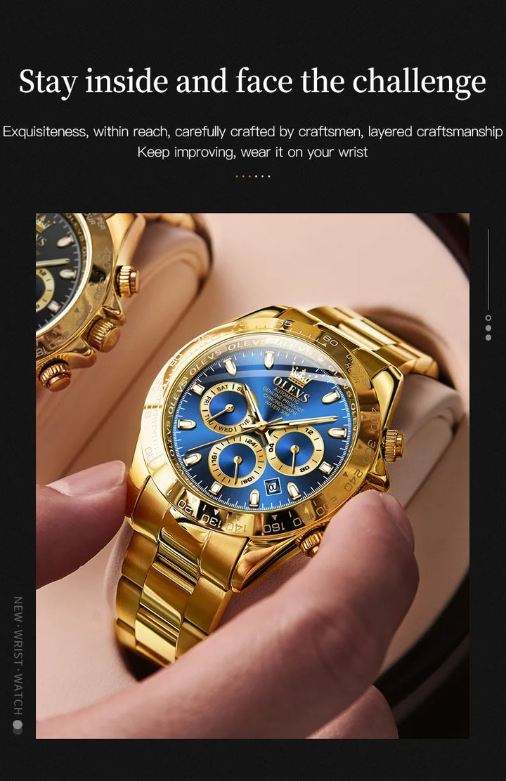 OLEVS 6638 Prestige Mechanical Automatic – Men’s Luxury Timepiece