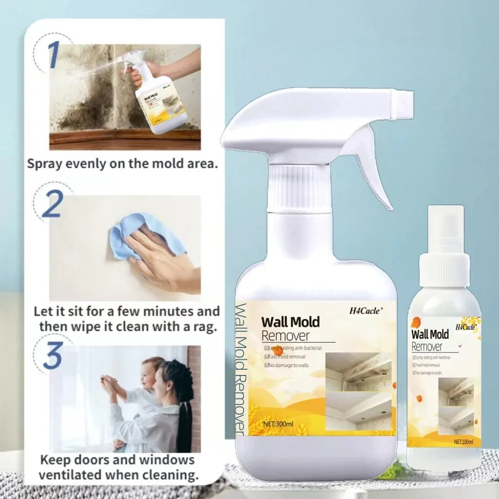 MoldGuard™ Antibacterial Mold Remover Spray – Powerful Mildew & Stain Cleaner