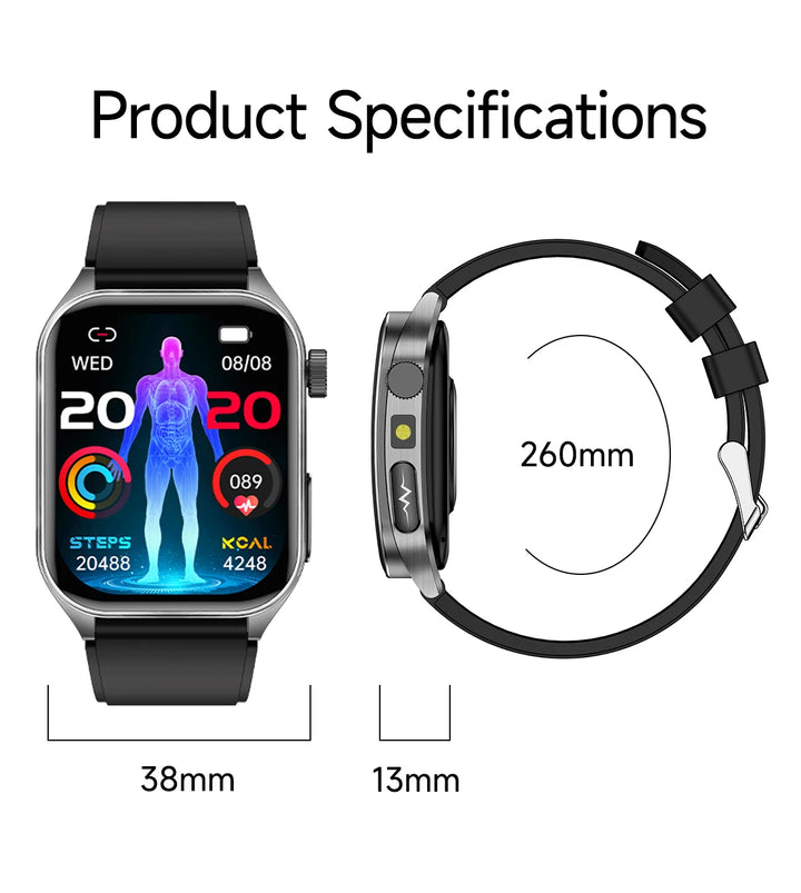 VitalScan Blood Glucose Pro® – Best 2026 Laser Health Monitoring Smart Watch - With Japan Laser Treatment Therapy Preventing the Three high Health Risks