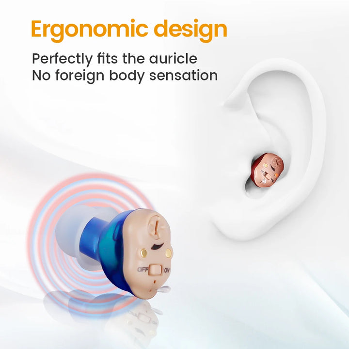 HearClear™ MiniPro – Invisible Rechargeable Hearing Aid for Seniors