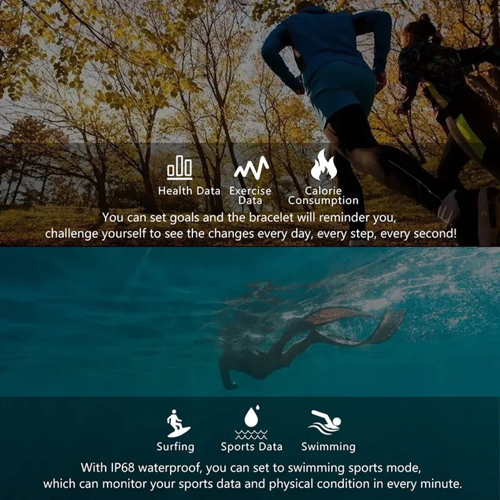 Military C21 Smart Watch Bluetooth Call Fitness Tracker 5ATM Waterproof- for iPhone Android Phone 2023