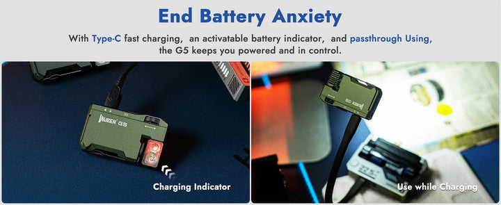 WUBEN G5 Ultra® – 400-Lumen Smart EDC Light