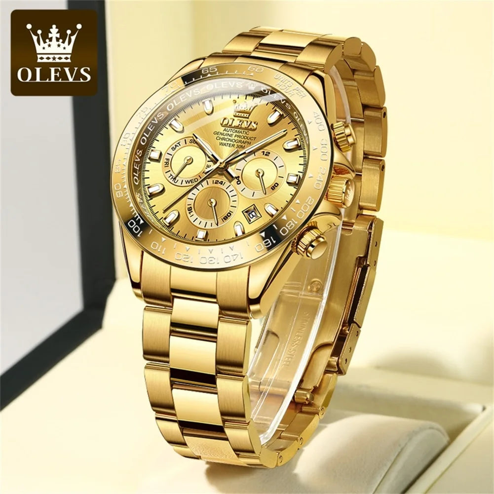 OLEVS 6638 Prestige Mechanical Automatic – Men’s Luxury Timepiece