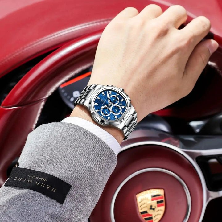 POEDAGAR Titan Commander® – Swiss Luminous Luxury Quartz Men’s Watch