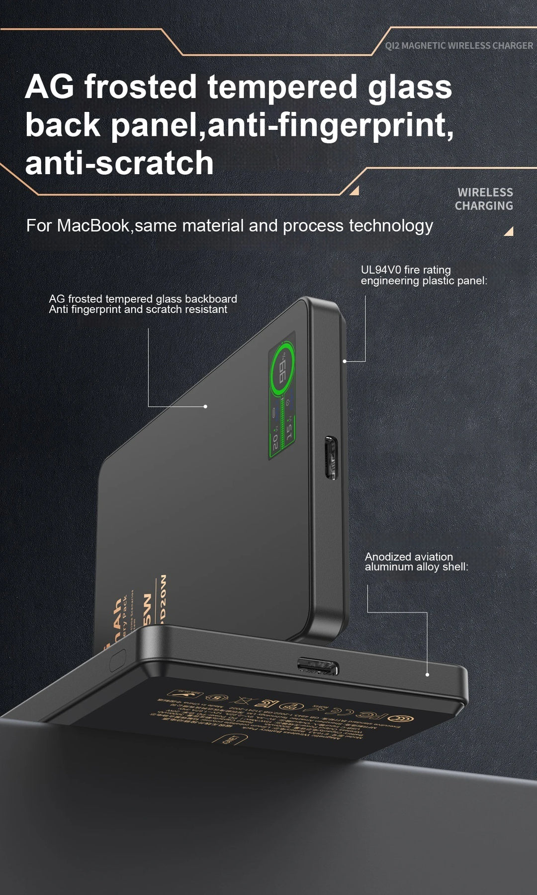 MagCharge Trio® – 3 in 1 Magnetic 15W Wireless Fast Charging Power Bank