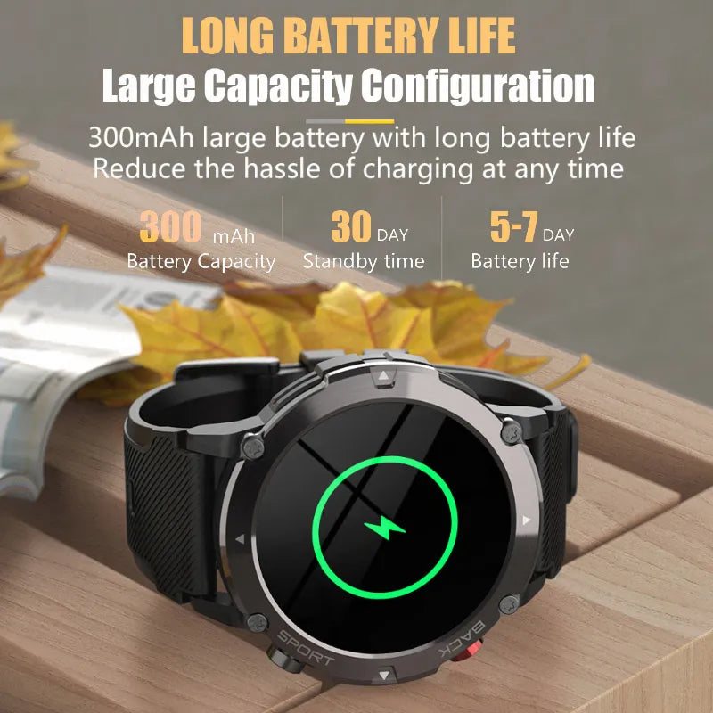 Smart Watch  Bluetooth Call Waterproof Watches Blood Pressure Outdoor Sport Smartwatch For Android  Ios