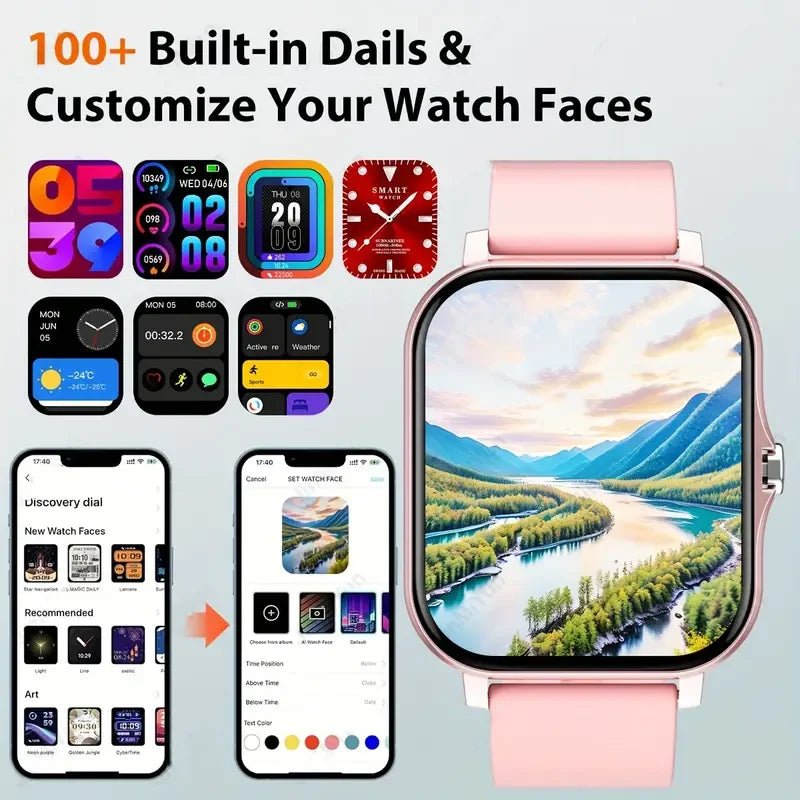 KESHUYOU AuraFit™ – Advanced Wellness & Communication Smartwatch