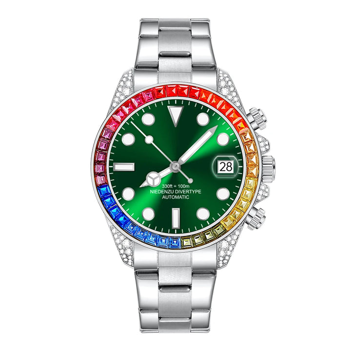 New For Rolex RI PRO Smart Watch Men AMOLED HD Outdoor Sports NFC GPS Compass Heart rate Waterproof Bluetooth Call Smartwatches