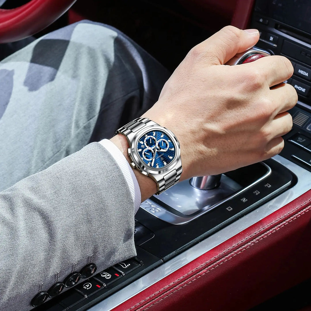 POEDAGAR Titan Commander® – Swiss Luminous Luxury Quartz Men’s Watch