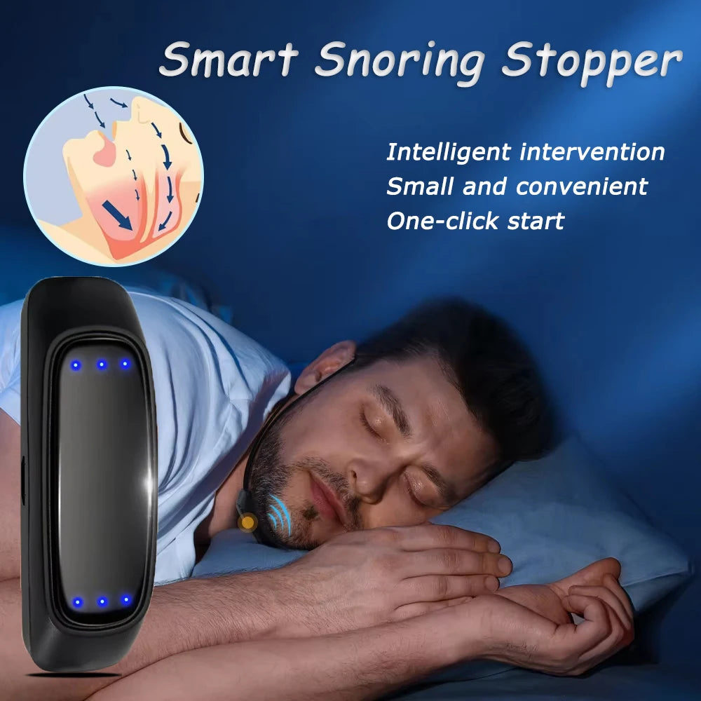 AI Calm Breath Pro® – Smart Anti-Snoring Device – Comfortable, Portable Sleep Aid