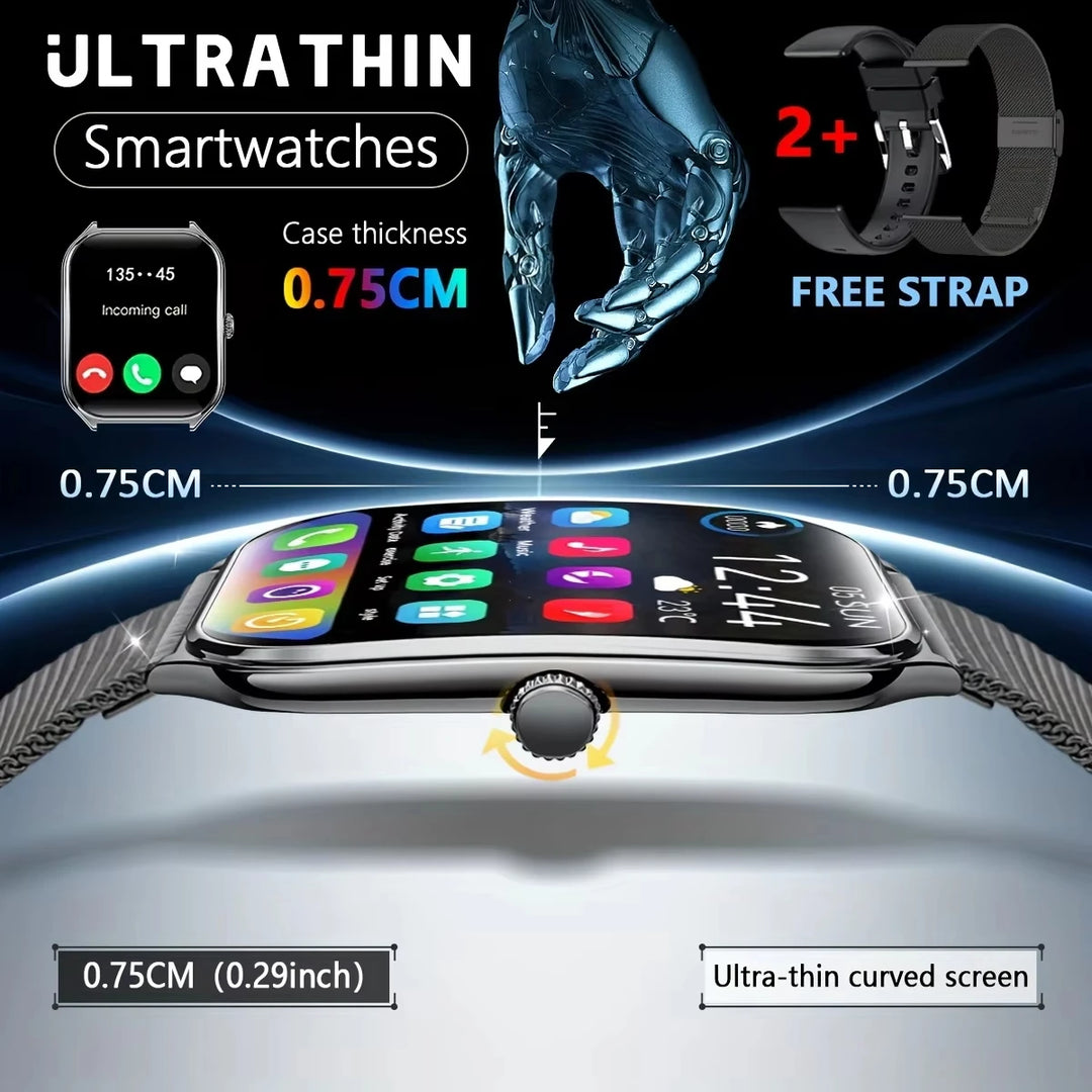 AURAS™ UltraThin Pro 2025 AMOLED Smartwatch