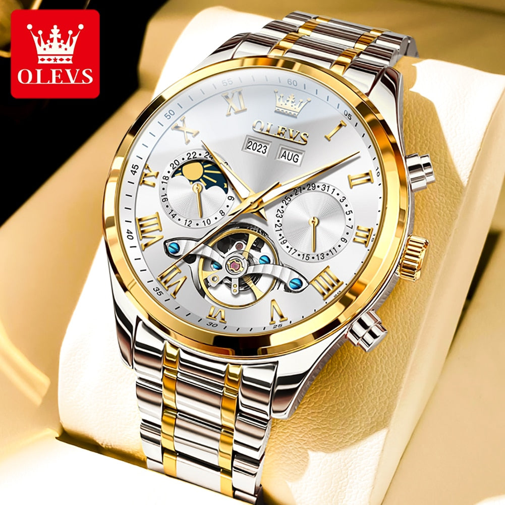 OLEVS Astral Tourbillon Edition - Design de turbilhão automático