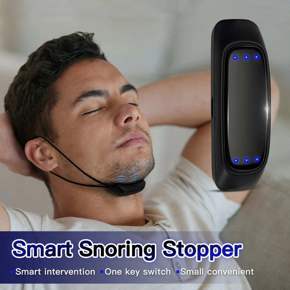 AI Calm Breath Pro® – Smart Anti-Snoring Device – Comfortable, Portable Sleep Aid