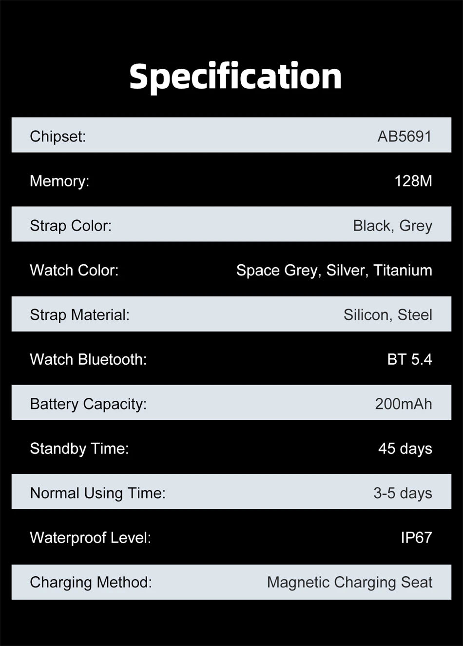 AURAS™ UltraThin Pro 2025 AMOLED Smartwatch