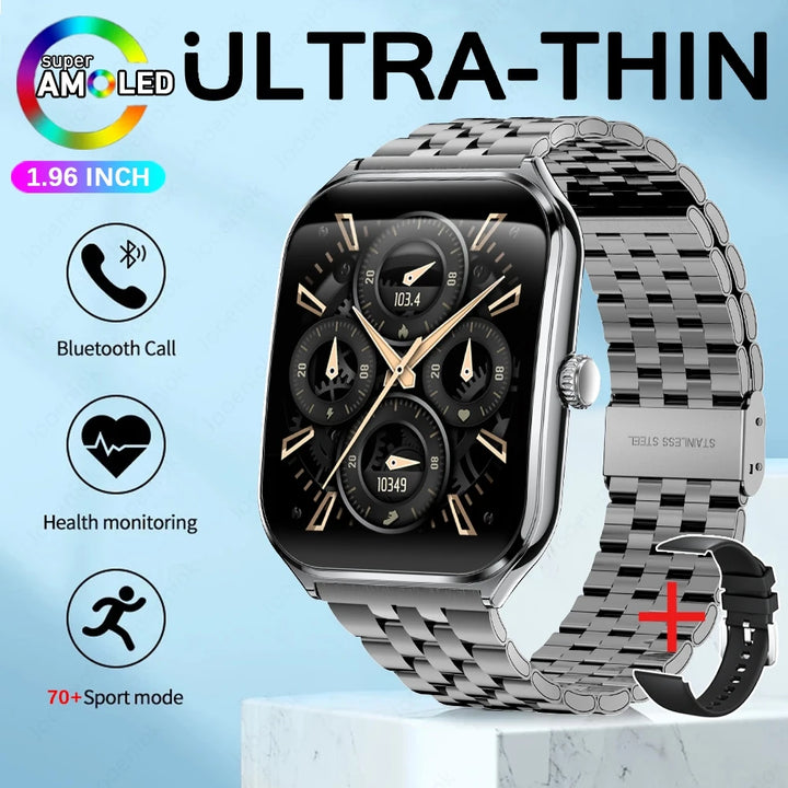 AURAS™ UltraThin Pro 2025 AMOLED Smartwatch