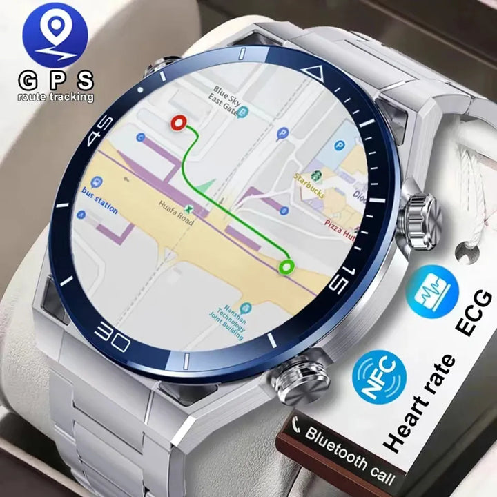2023 nova nfc ecg + ppg chamada bluetooth smartwatch gps rastreador movimento pulseira de fitness para huawei relógios final relógio inteligente masculino