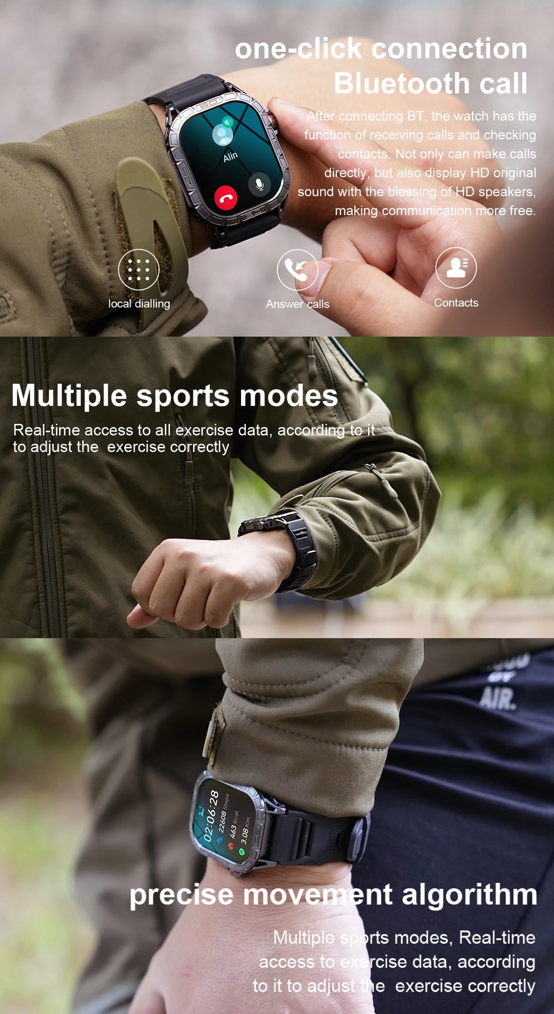 EIGIIS K63 Active®– Smartwatch with IP68 Waterproof