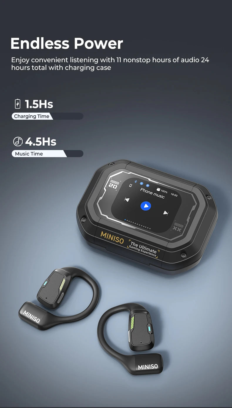 MINISO SmartTalk™  - Real-Time AI Translation Earbuds- 2025 Best Seller